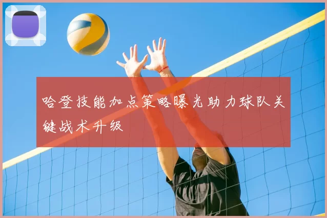 哈登技能加点策略曝光助力球队关键战术升级