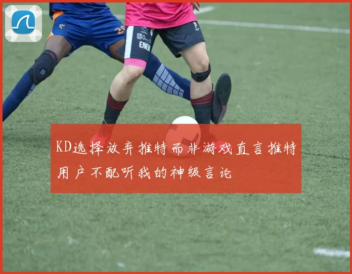 KD选择放弃推特而非游戏直言推特用户不配听我的神级言论